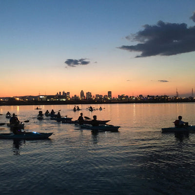 DESCENTE NOCTURNE 8 KM GUIDÉE EN KAYAK